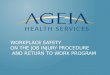 WORKPLACE SAFETY ON THE JOB INJURY PROCEDURE  AND RETURN TO WORK PROGRAM