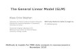 The General Linear Model (GLM)
