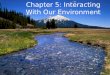 Chapter 5: Interacting With Our Environment