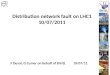 Distribution network  fault  on  LHC1 10/07/2011