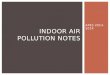 Indoor Air Pollution Notes
