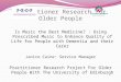 Practitioner Research for Older People