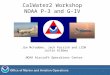 CalWater2 Workshop NOAA P-3 and G-IV