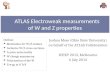 ATLAS Electroweak measurements  of W and Z properties
