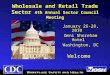 Wholesale and Retail Trade Sector  4th Annual Sector Council Meeting