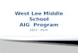 West Lee Middle School AIG  Program