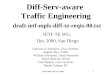 Diff-Serv-aware  Traffic Engineering draft-ietf-mpls-diff-te-reqts-00.txt