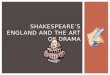 Shakespeare’s England and the Art of Drama