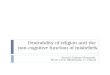 Desirability of religion and the  non-cognitive function of misbeliefs