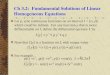 Ch 3.2:  Fundamental Solutions of Linear Homogeneous Equations