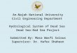 An-Najah National University Civil Engineering Department  Hydrological System of Dead Sea