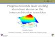 Progress towards laser cooling strontium atoms on the intercombination transition