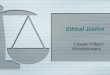 Ethical Justice