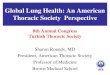 Global Lung Health: An American Thoracic Society  Perspective