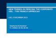 New trends in piercing the corporate veil : The  french approcah