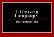 Literary Language