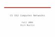 CS 552 Computer Networks