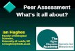 Peer Assessment What’s it all about?
