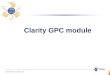 Clarity  G PC module