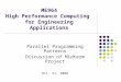 ME964 High Performance Computing  for Engineering Applications