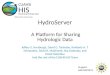 HydroServer A Platform for Sharing Hydrologic Data