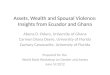 Assets, Wealth and Spousal Violence: Insights from Ecuador and Ghana