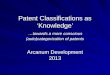 Patent Classifications as ‘Knowledge’ …towards a more conscious  (auto)categorization of patents
