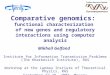 Comparative genomics:  functional characterization  of new genes and regulatory interactions using computer analysis