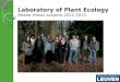 Laboratory of Plant Ecology Master thesis subjects 2012-2013