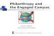 Philanthropy and  the Engaged Campus