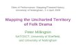 Mapping the Uncharted Territory of Folk Drama