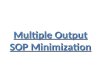 Multiple Output SOP Minimization