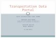 Transportation Data Portal