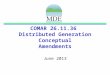 COMAR 26.11.36  Distributed Generation Conceptual Amendments