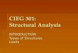 CIEG 301: Structural Analysis