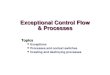 Exceptional Control Flow & Processes