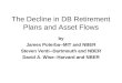 The Decline in DB Retirement Plans and Asset Flows