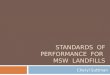 Standards  of performance  for  msw   landfills