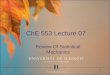 ChE 553 Lecture 07