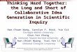 Thinking Hard Together:  the Long and Short of Collaborative Idea Generation in Scientific Inquiry