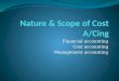 Nature & Scope of Cost A/ Cing