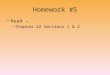 Homework #5