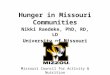 Hunger in Missouri Communities