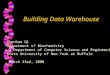 Building Data Warehouse
