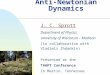 Anti-Newtonian Dynamics