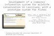 Development of a computer information system for wildlife conservation in Louisiana, with a prototype system for fishes