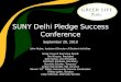 SUNY Delhi Pledge Success Conference