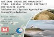NATIONAL SHORELINE MANAGEMENT STUDY: COASTAL SYSTEMS PORTFOLIO INITIATIVE (CSPI) Initiatives on a Systems Approach to  Coastal Risk Reduction