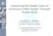 Improving the Health Care of America’s Older Adults Through Social Work