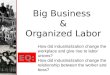 Big Business  & Organized Labor